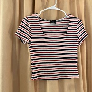 Shirt and skirt two piece set.